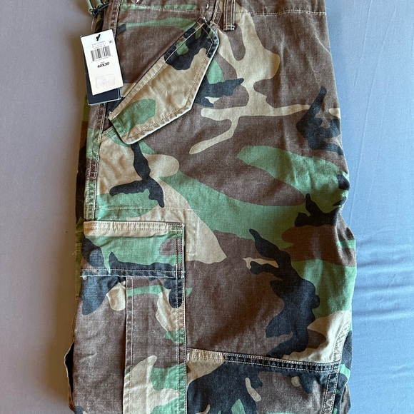 Ralph By Ralph Lauren Ripstop Camouflage Printed Cargo Trousers Size 40x30 BNWT - Picture 2 of 3